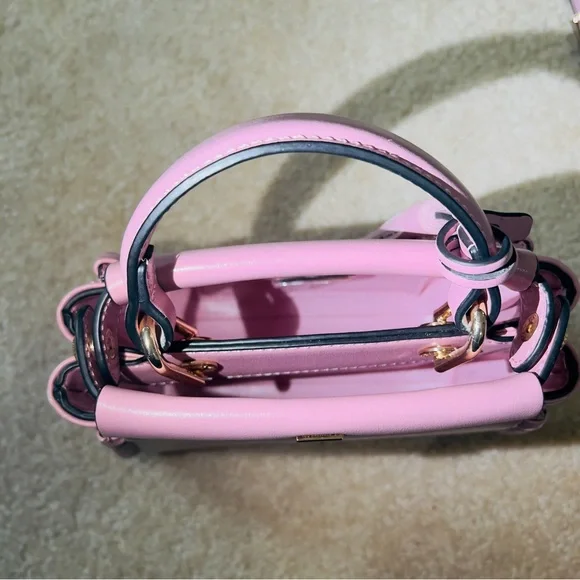 LYN Pink Top Handle Crossbody Bag - Picture 4 of 9